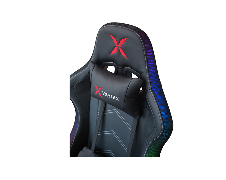 Gaming Chair: Vertex Illidan Gaming Chair RGB Black PU